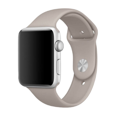 Ремешок для Apple watch 42/44/45mm Sport Band S/M Pebble